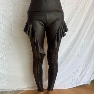 black batwing leggings